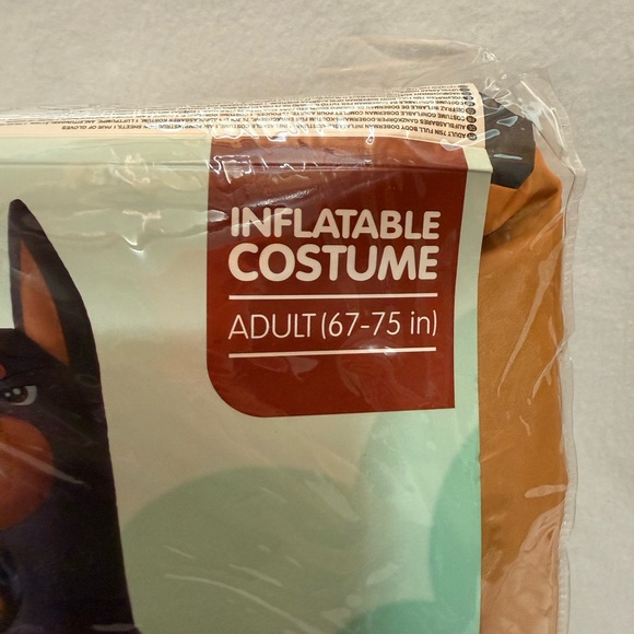 Full Body Doberman Inflatable Costume. Adult (67-75 in). - Picture 3 of 7
